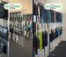 Showroom Field Hockey Zone w Żernikach – ściana kijów